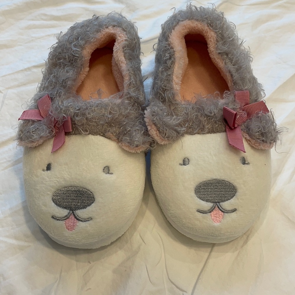 Toddler dog slippers size 10